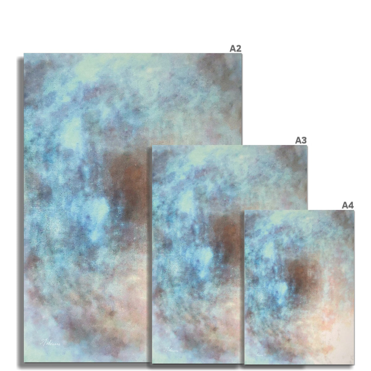 Fine Art print 'Inner light blue" TRUTH